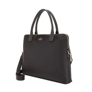 Kate Spade Daveney black nylon 15-inch laptop case